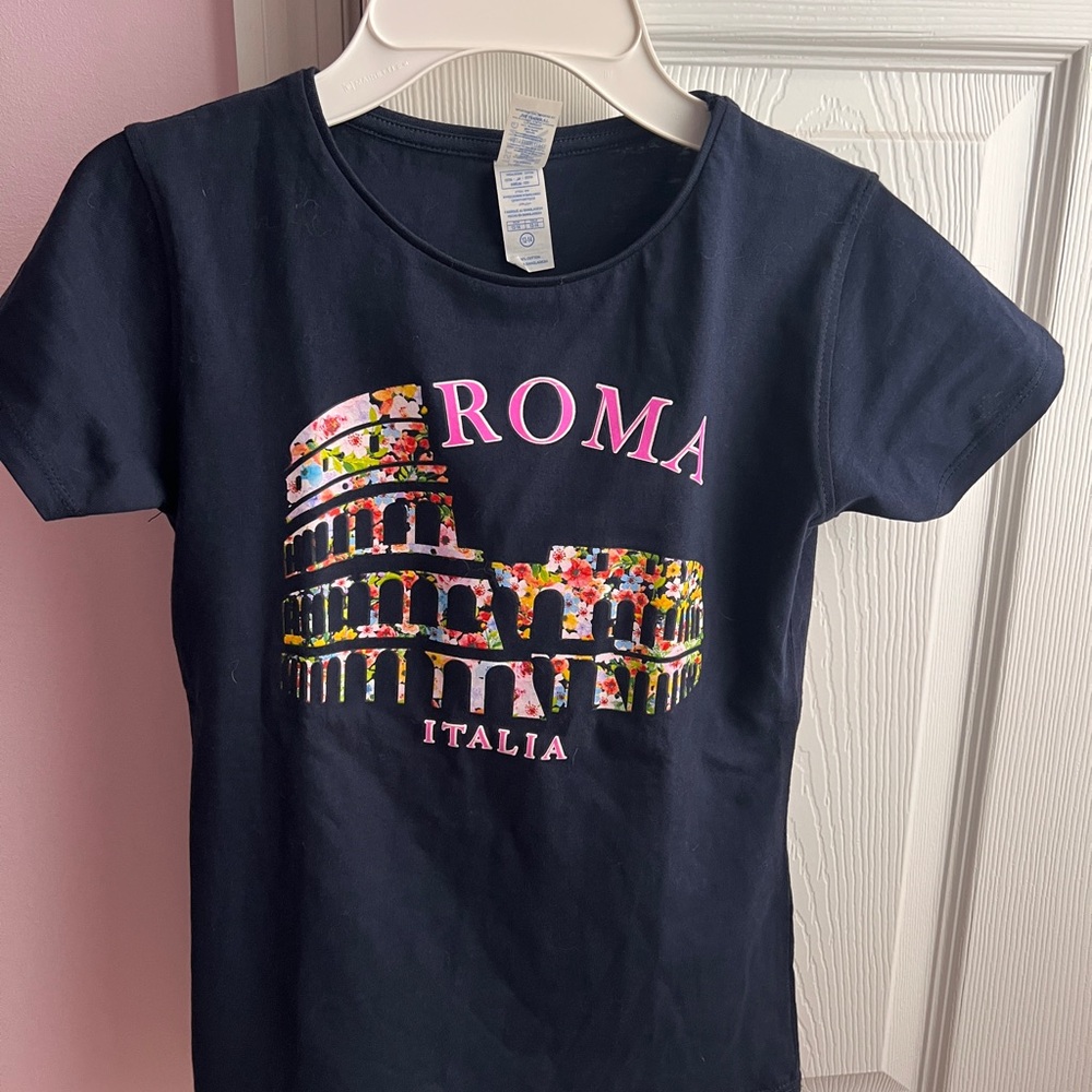 Navy Blue Roma Kids T-Shirt